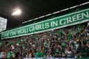 The Celtic End during match between Celtic women and Hearts last season