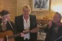 Sir Rod Stewart delights fans with surprise performance at Glasgow bar