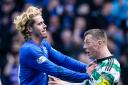 Todd Cantwell clashed with Callum McGregor after the draw between Rangers and Celtic
