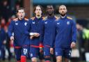 Rangers Kemar Roofe, Abdallah Sima, Fabio Silva and Todd Cantwell
