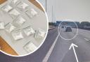 Driver caught with alleged 'cocaine' after pursuit by cops on M74