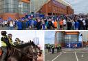 Large police presence at Ibrox despite no Celtic fans in attendance