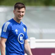 Kieran Tierney trains with Scotland ahead of England clash but limps through running drill