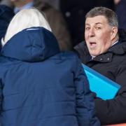 Dundee's Mark McGhee was making his home debut as manager