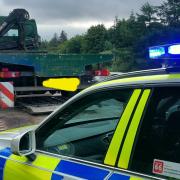 Lorry stolen in England recovered by cops near Glasgow