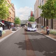 An artist's impression of plans to revitalise Argyle Street as part of Glasgow's Avenues scheme
