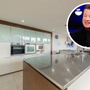 The property at 33 West Chapelton Avenue comes with a trendy Porcelanosa kitchen shipped directly from the Naked Chef's London studio, where it had been used for filming