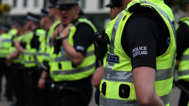 Four arrested after Rangers fans' pitch invasion collapsed disabled shelter