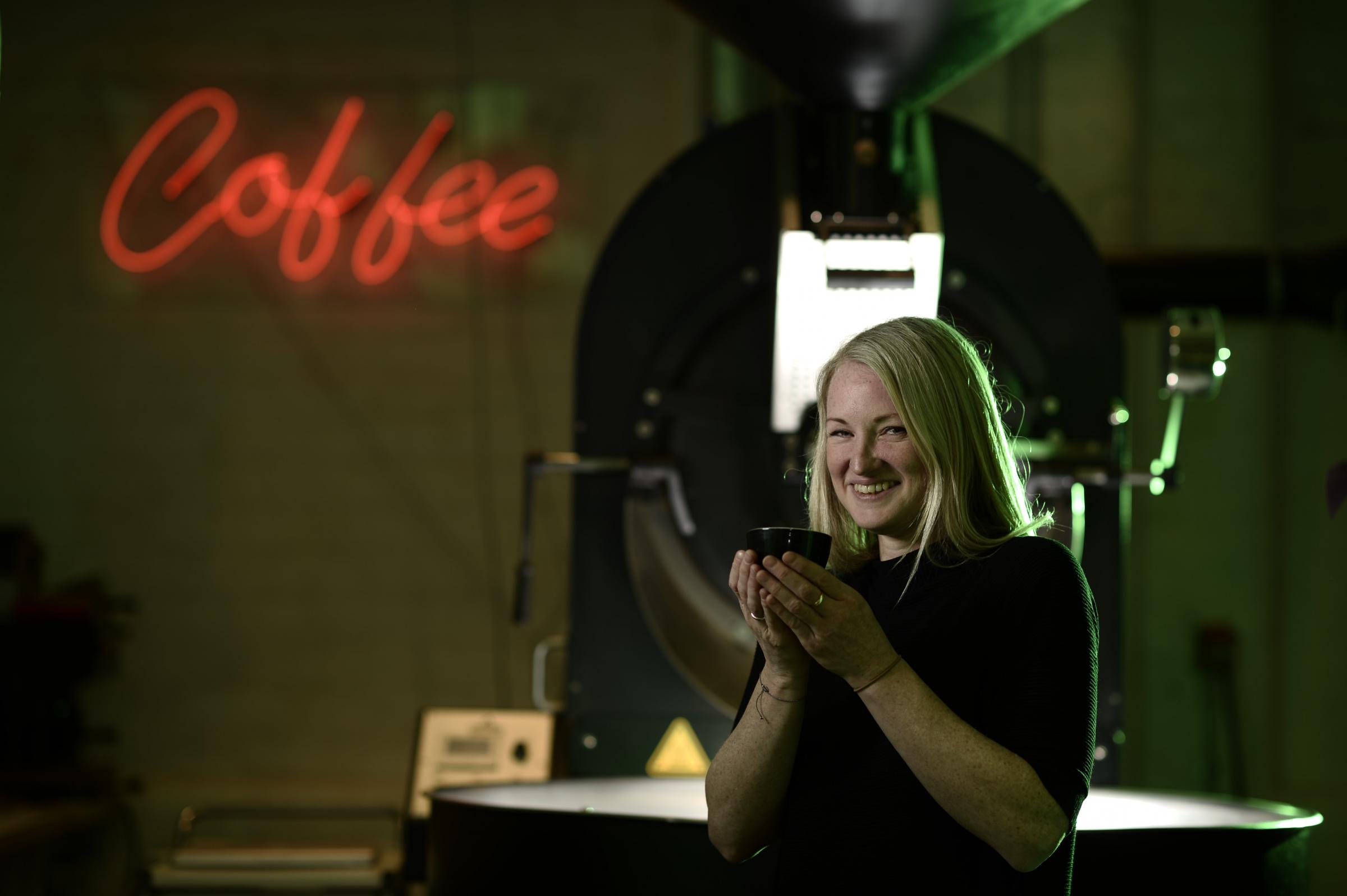 Lisa Lawson of Dear Green Coffee. Photo by Jamie Simpson
