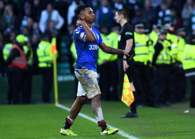 Glasgow Times: Alfredo Morelos' gesture has been criticised