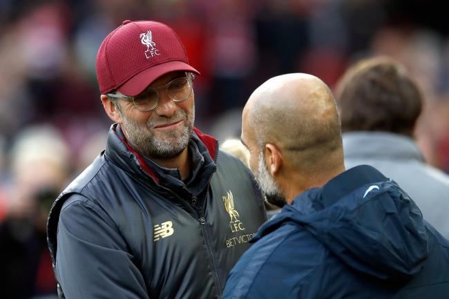 Image result for 'I really feel for Pep and the players': Liverpool boss Jurgen Klopp comes out in SUPPORT of Guardiola and his Manchester City stars over their Champions League ban