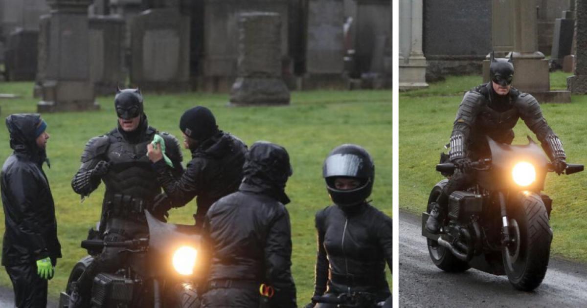 Watch moment Batman falls after bike scene in Glasgow filming of new Robert  Pattinson Batman film | Glasgow Times
