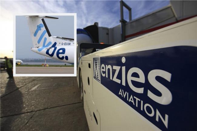 Menzies Aviation workers at Glasgow Airport are facing redundancies following the collapse of Flybe