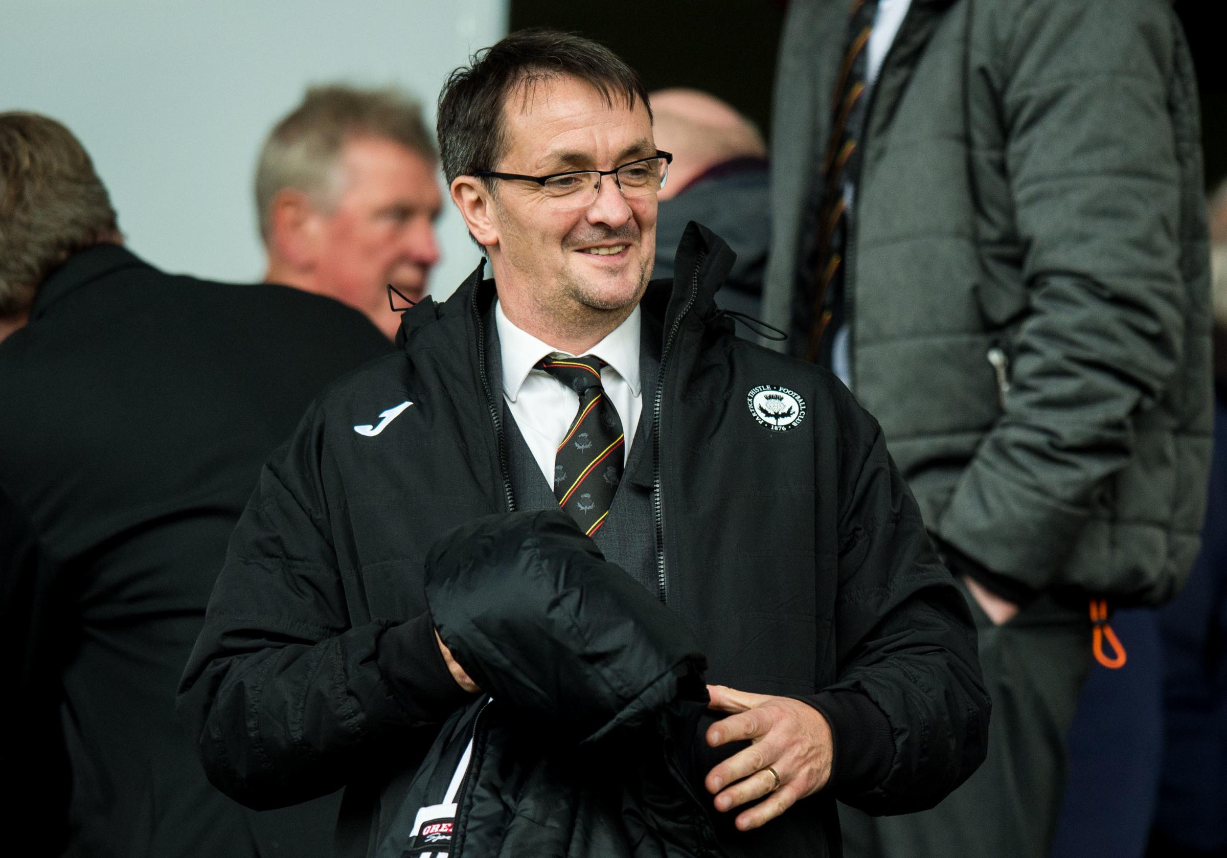 Gerry Britton: Scrapping season would cost Partick Thistle £150,000