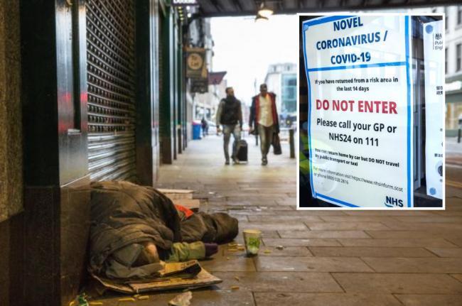 Homeless in Glasgow - Coronavirus