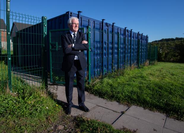 Glasgow Times: Willie Smith next to the location of the new facilities (stock picture) 