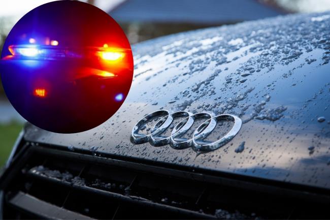 Chrystal was driving an Audi during police chase