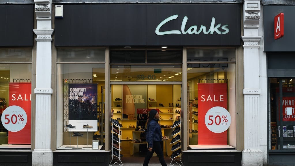 Clarks shoe chain with Glasgow stores 