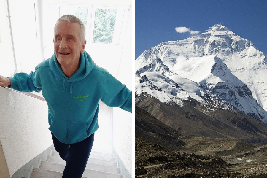 Ο βετεράνος του Blind Bearsden στο μέγεθος του Mount Everest για φιλανθρωπικούς σκοπούς