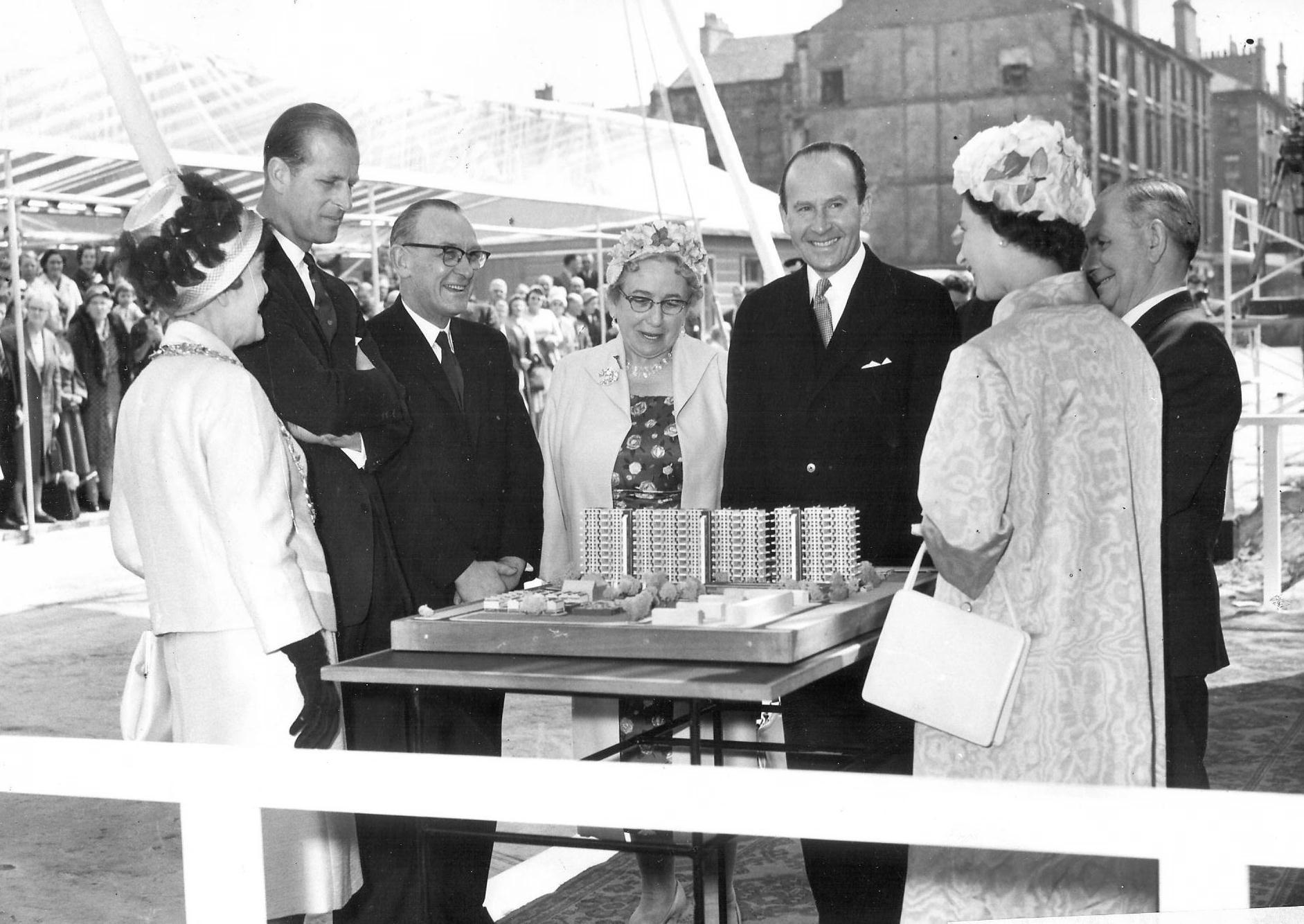 1961 Royal visit Gorbals