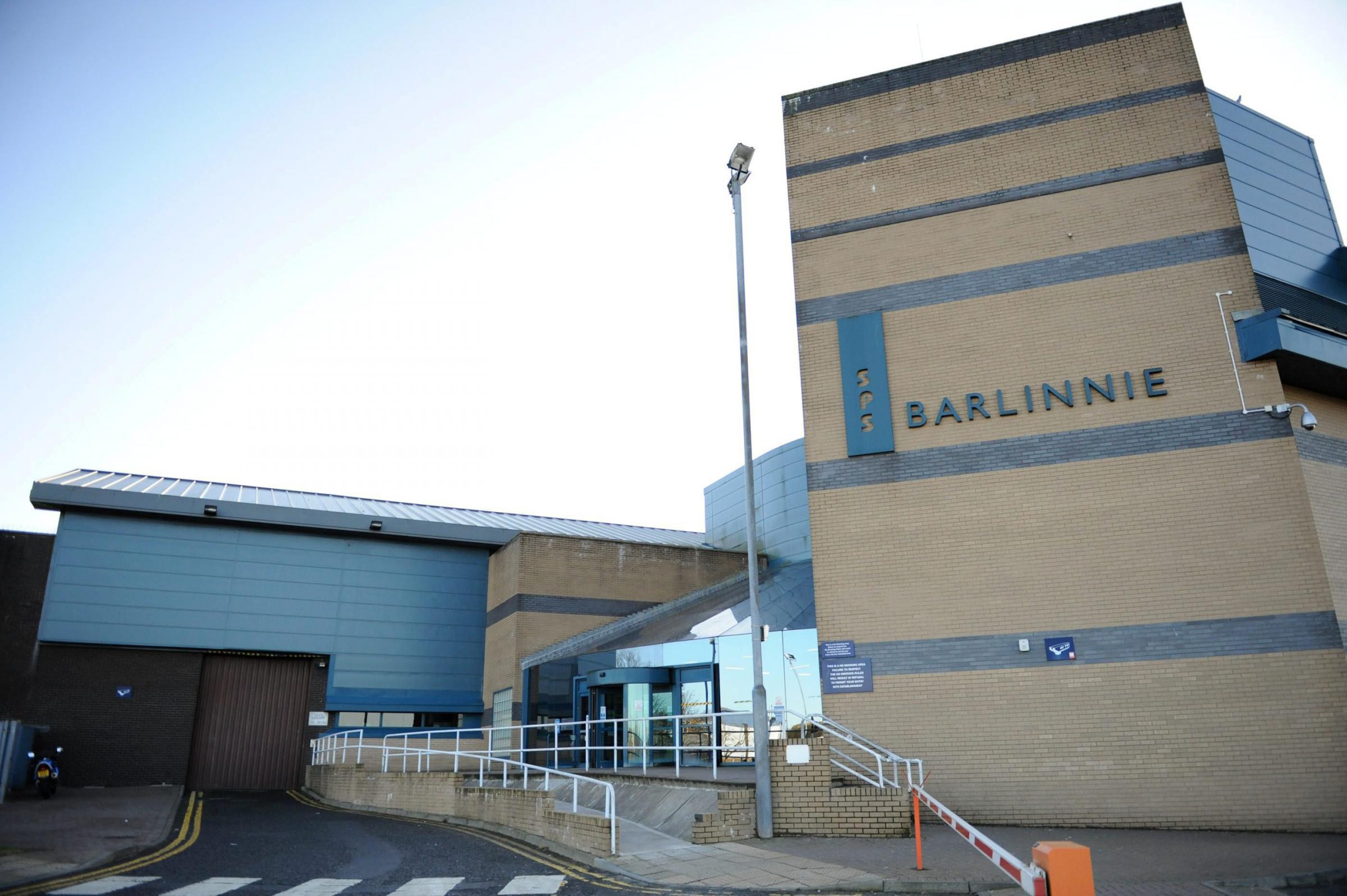 'Prisoner falls from third floor' at Glasgow's Barlinnie