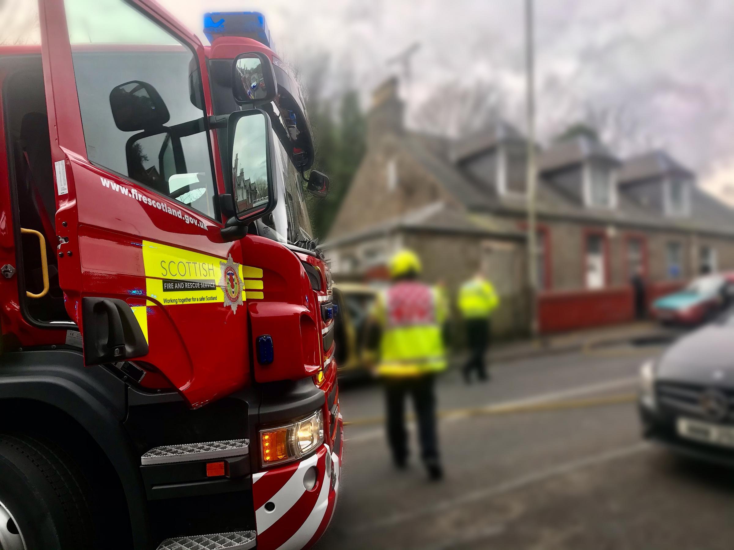 Five vans 'wilfully' set of fire in Wishaw, near Glasgow