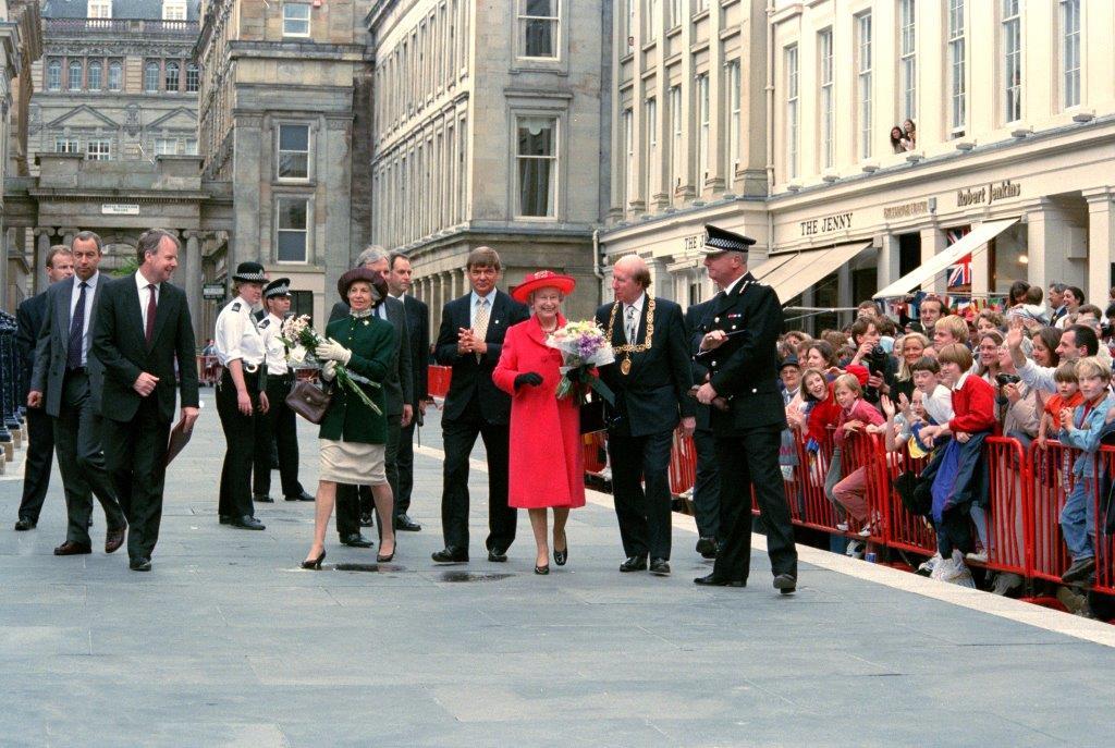 The official Royal opening in July 1996 Pic: Glasgow Museums