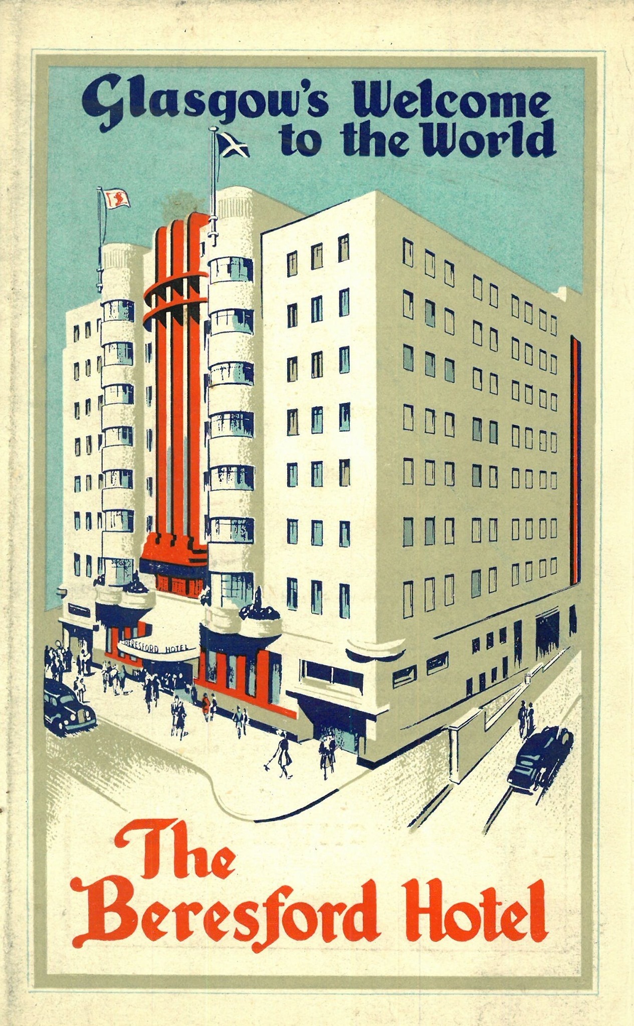 Beresford Hotel illustration for opening,1938 Pic: Glasgow City Archives