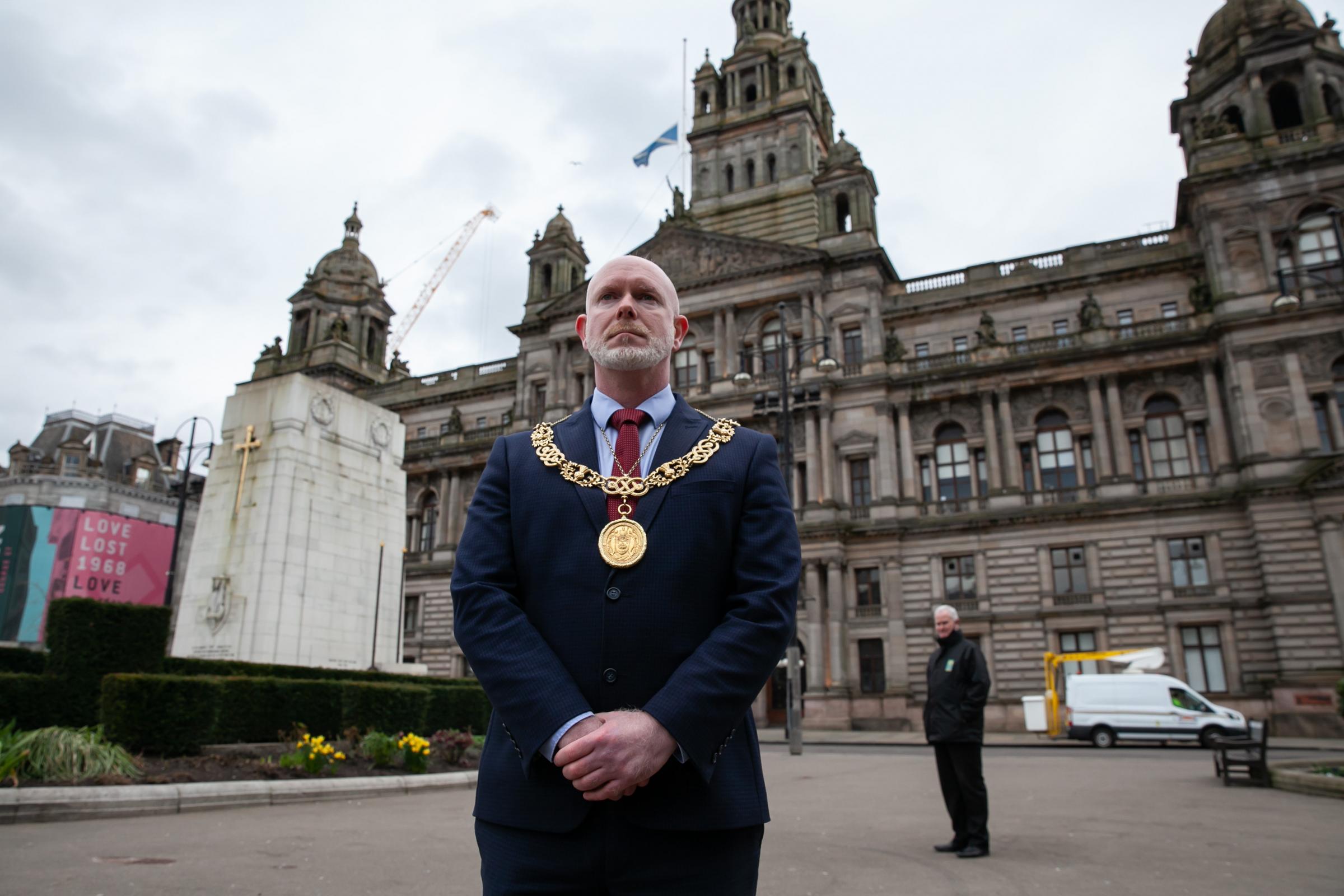 Lord Provost of Glasgow, Councillor Philip Braat. Photograph by Colin Mearns.
