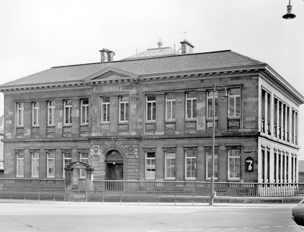 Abbotsford Public School in the Gorbals, c1970. Pic: Glasgow City Archives
