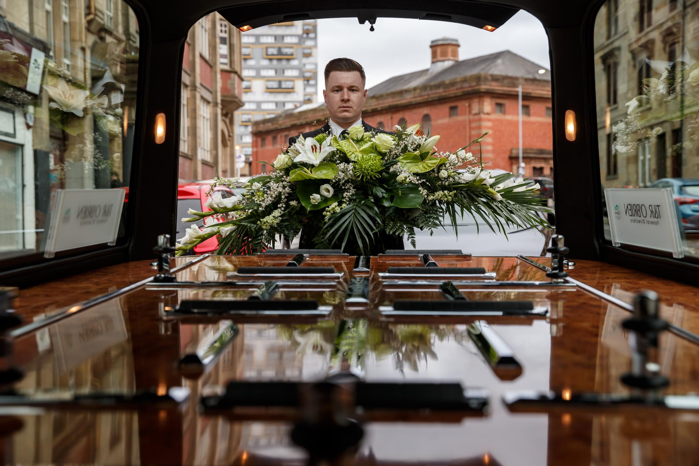 Funeral director Frazer McGown Picture: Colin Mearns