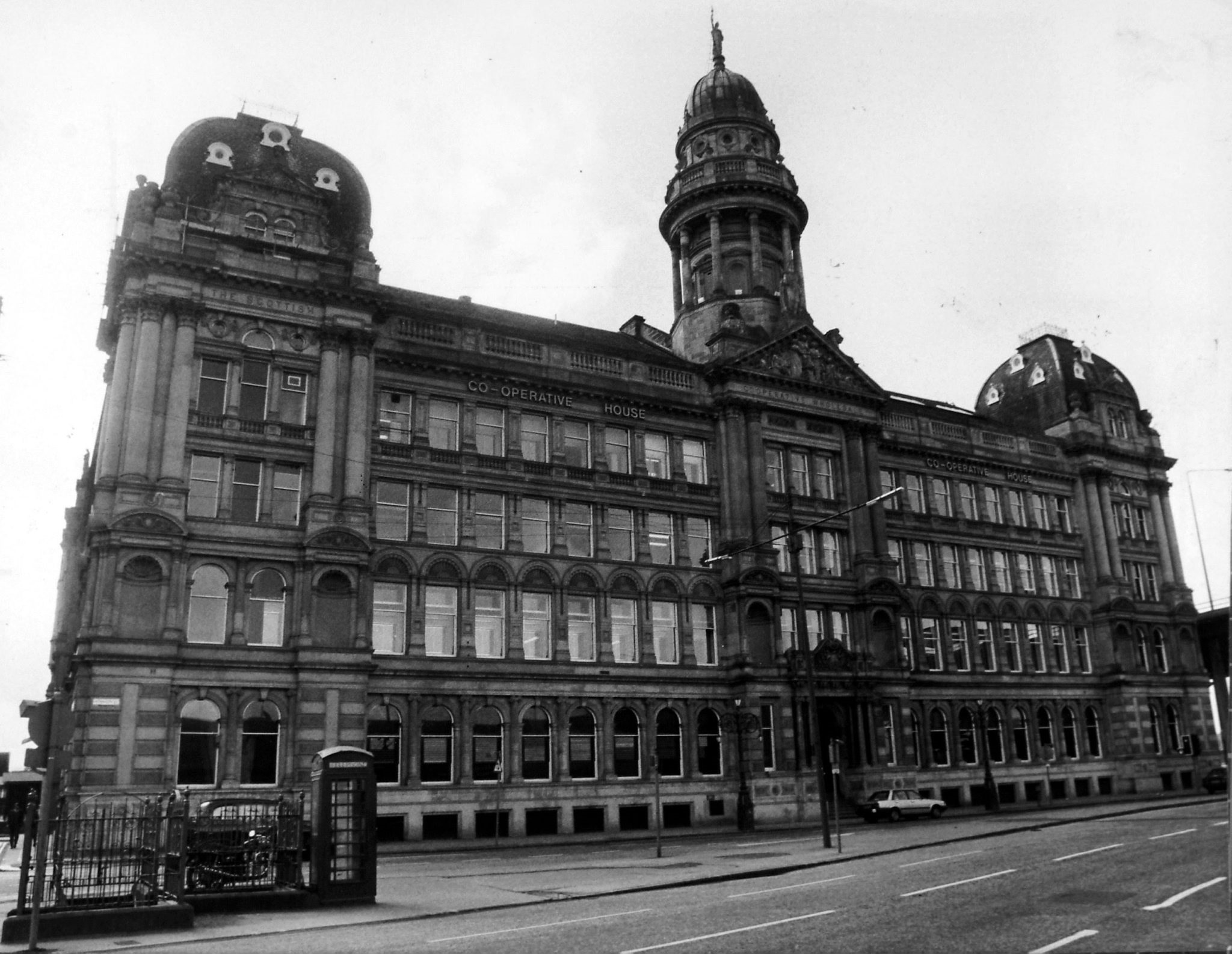Co-op HQ on Morrison Street. Pic: Herald and Times, 1989