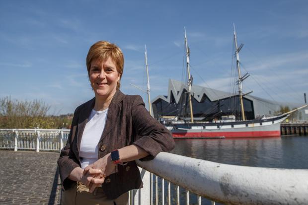 Nicola Sturgeon today becomes Scotland's longest serving First Minister.   Photo Colin Mearns