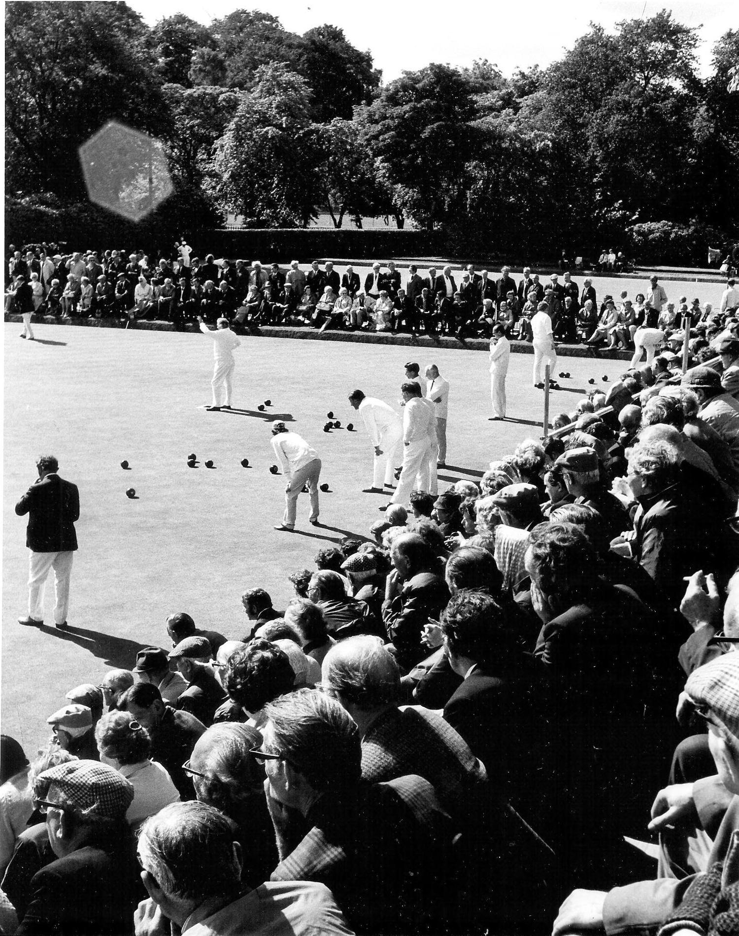 Queens Park Bowling Club in 1974