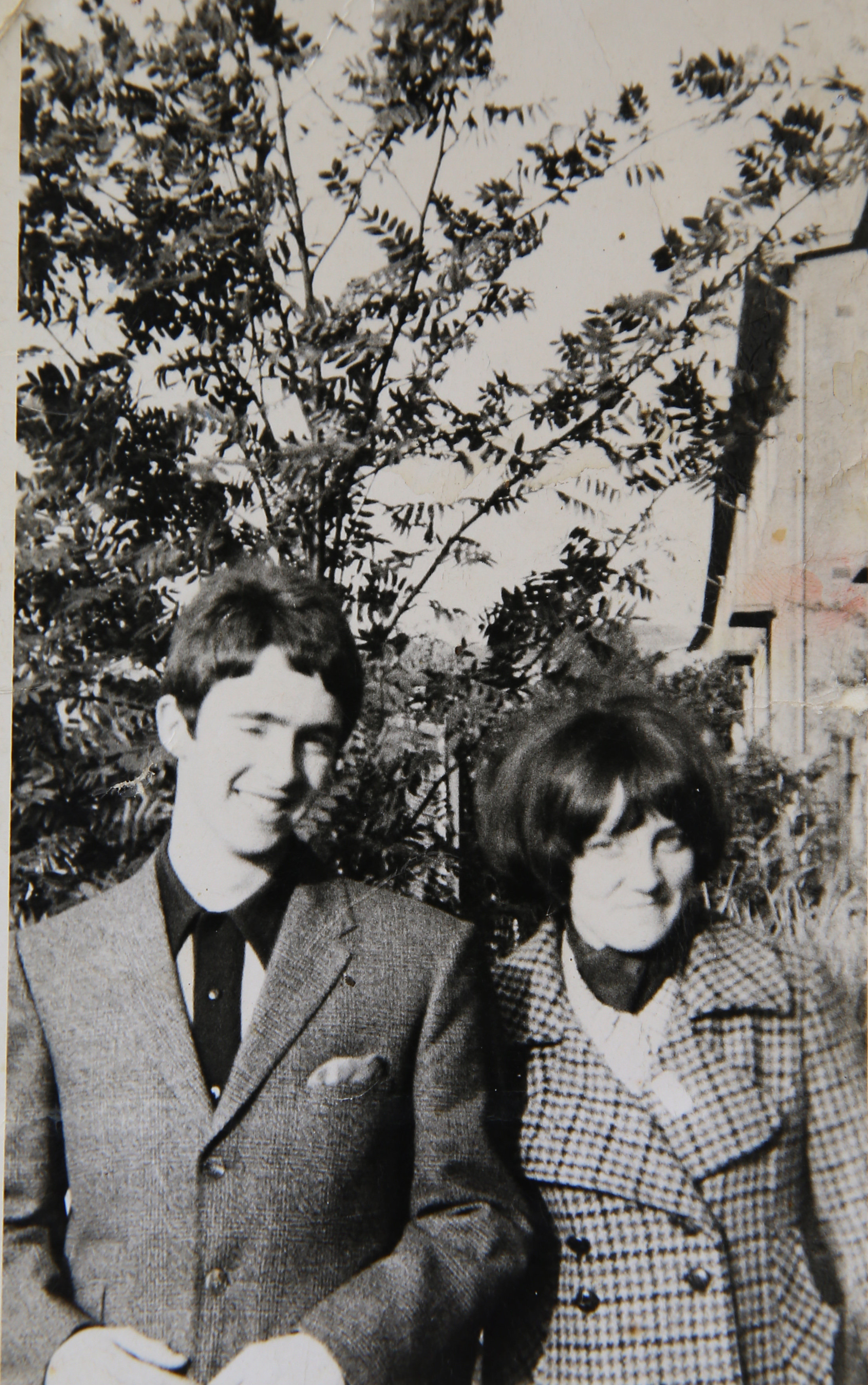 Glasgow Times past feature. Isabel and Brian McNulty pictured in 1966.. Isabel and Brian McNulty from Milton, Glasgow have been together for 53 years after meeting at school, courting at the dancing, and marrying at 18. ...5 May 2021.For GT, see story