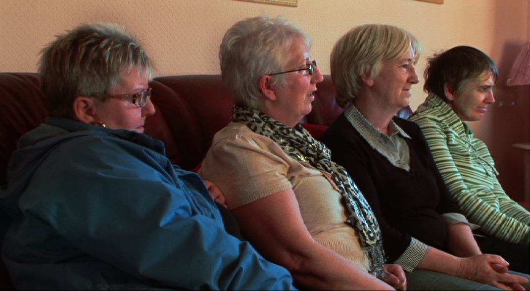 The Sampsons pictured during the BBC Scotland documentary.