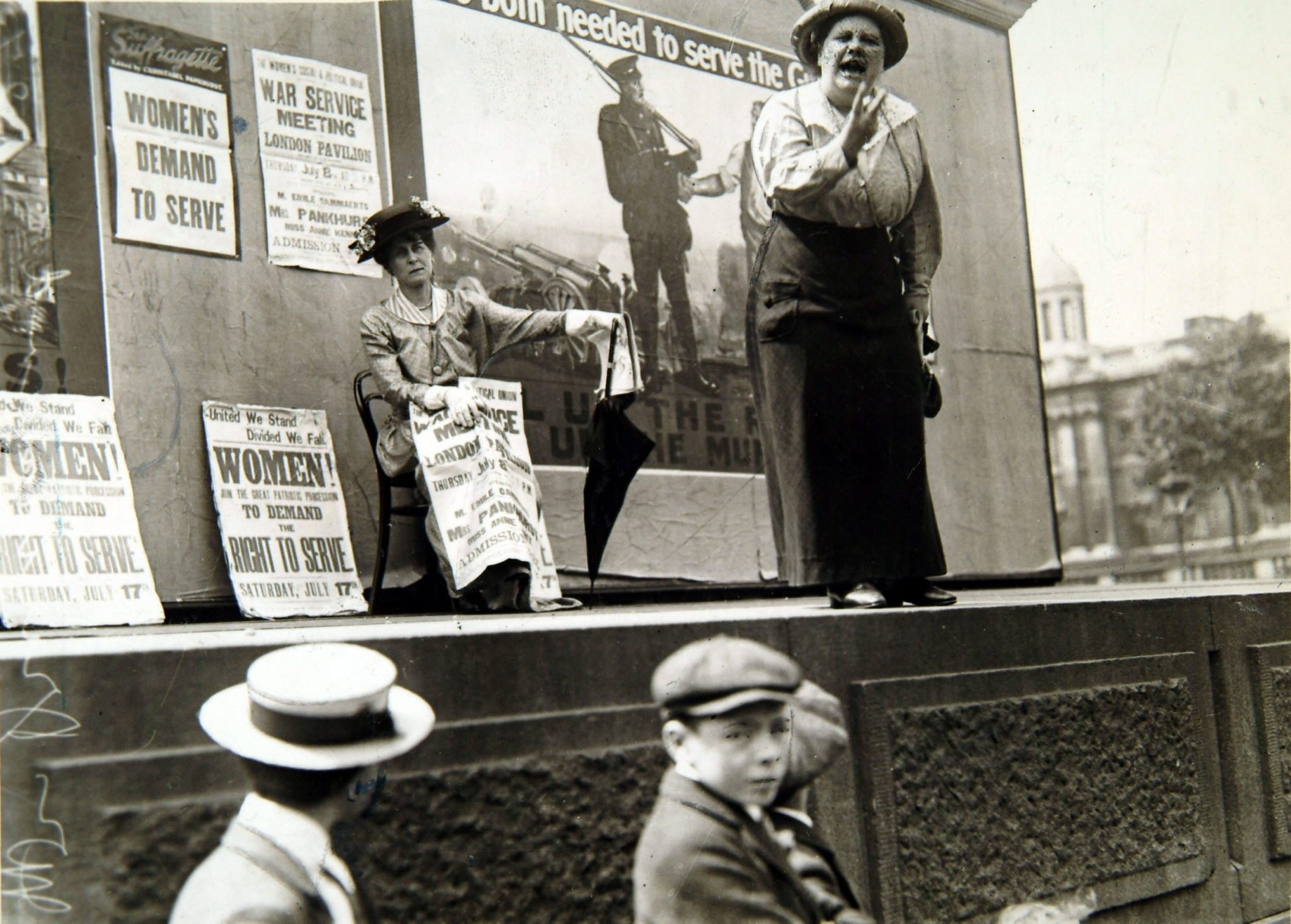Suffragettes in action. PHOTOPRESS 3/8/1939