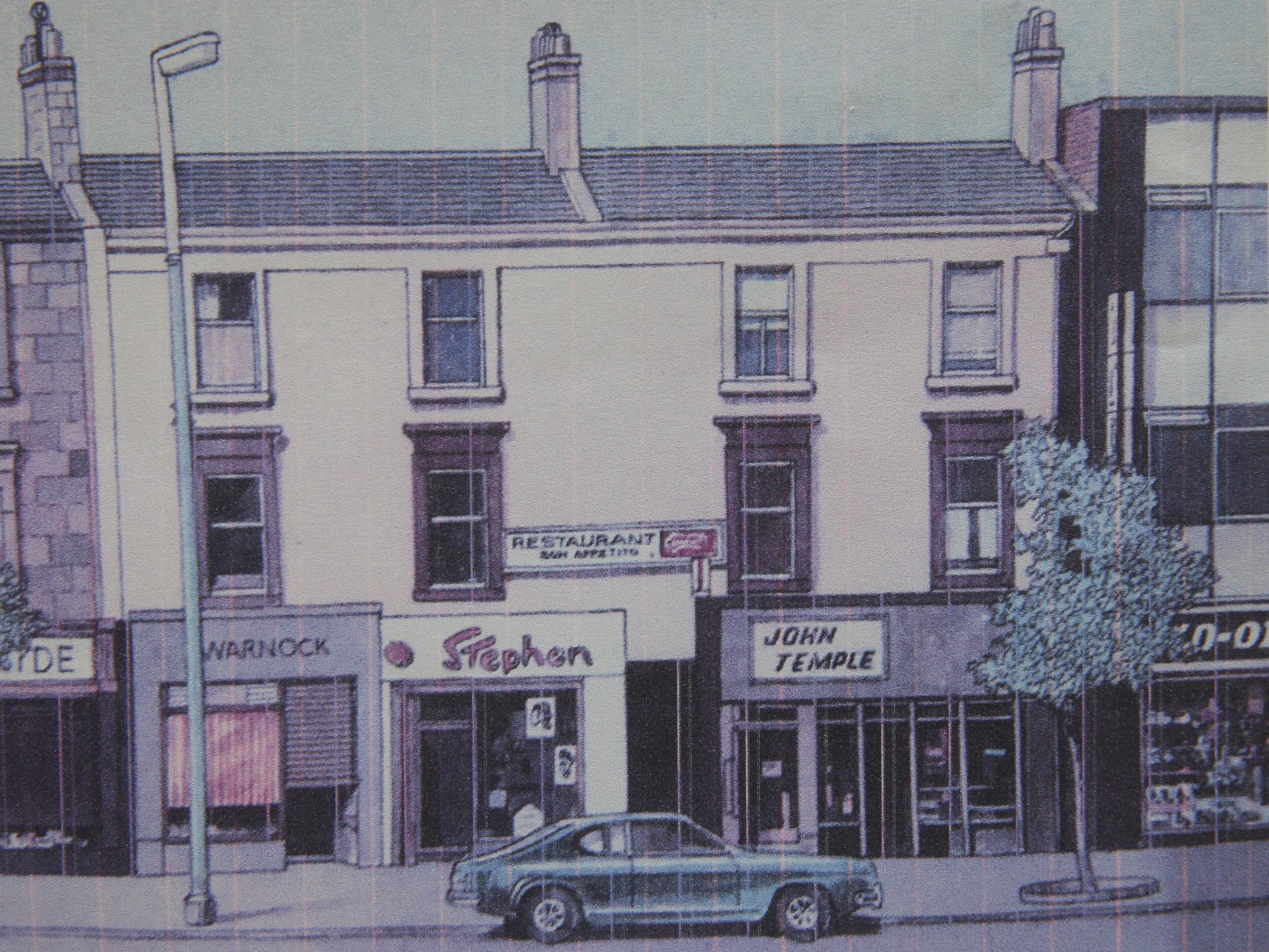 Copy of a photograph supplied by Lee Conetta, owner of Buon Appetito in Rutherglen showing the original Buon Appetito on the Main Street, Rutherglen ..For GT, see story by Ann Fotheringham...