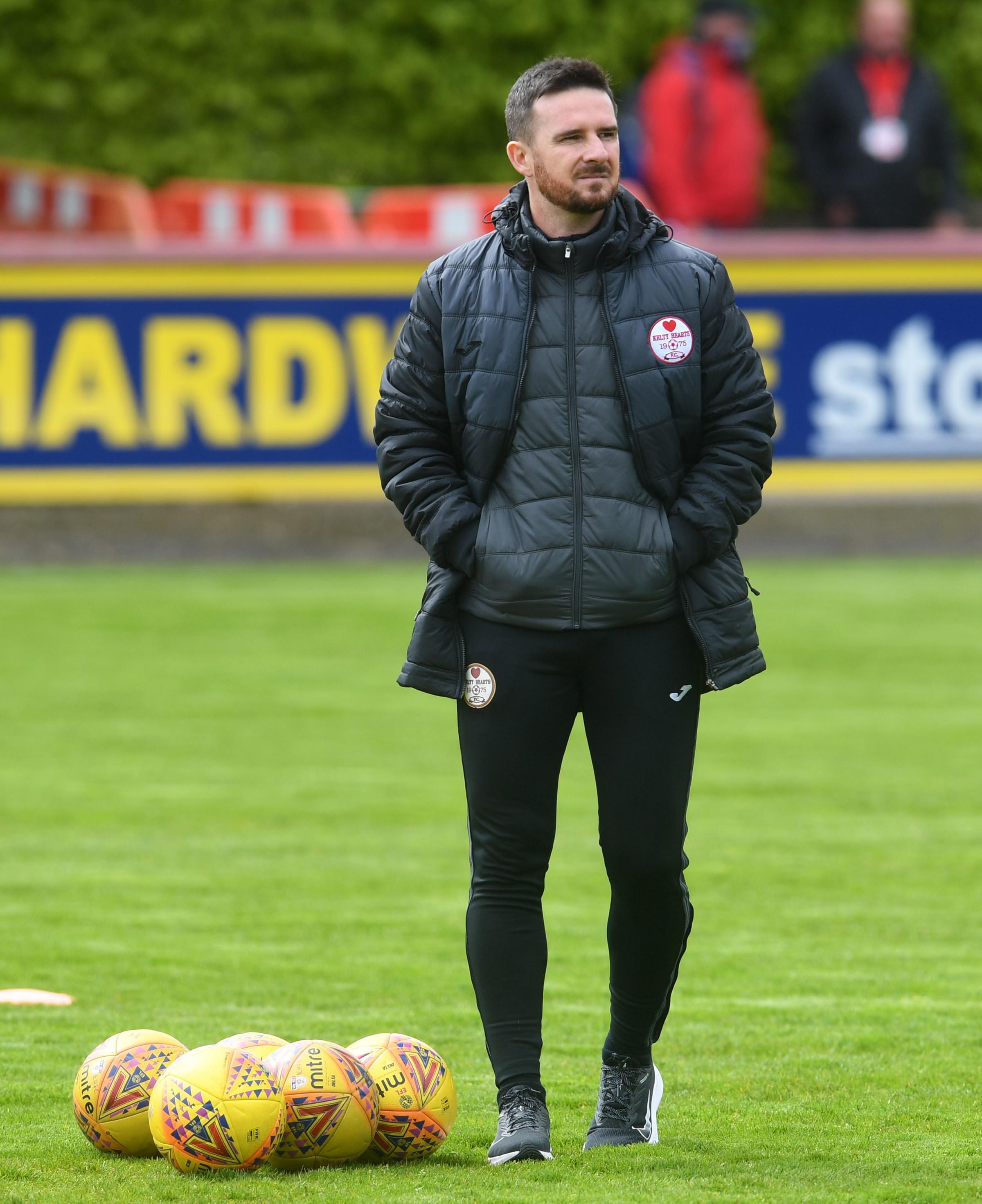 BRECHIN, SCOTLAND - MAY 23: Kelty manager Barry Ferguson during a Scottish League Two play-off final second leg between Brechin City and Kelty Hearts at Glebe Park, on May 23, 2021, in Brechin, Scotland (Photo by Craig Foy / SNS Group).