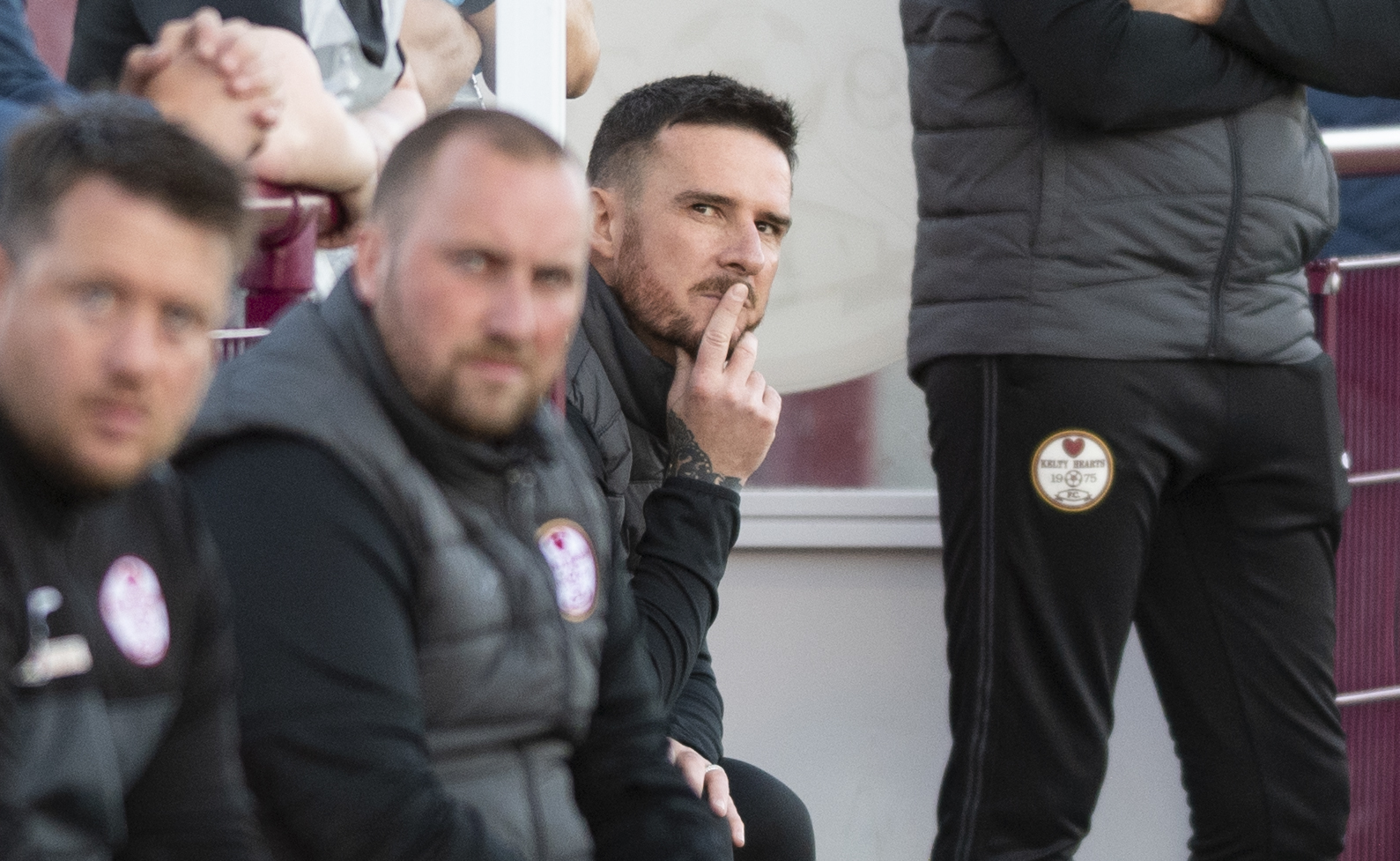 KELTY, SCOTLAND - MAY 17: Kelty manager Barry Ferguson during a Scottish League Two play-off final first leg between Kelty Hearts and Brechin City at New Central Park on May 18, 2021, in Kelty, Scotland (Photo by Mark Scates / SNS Group).