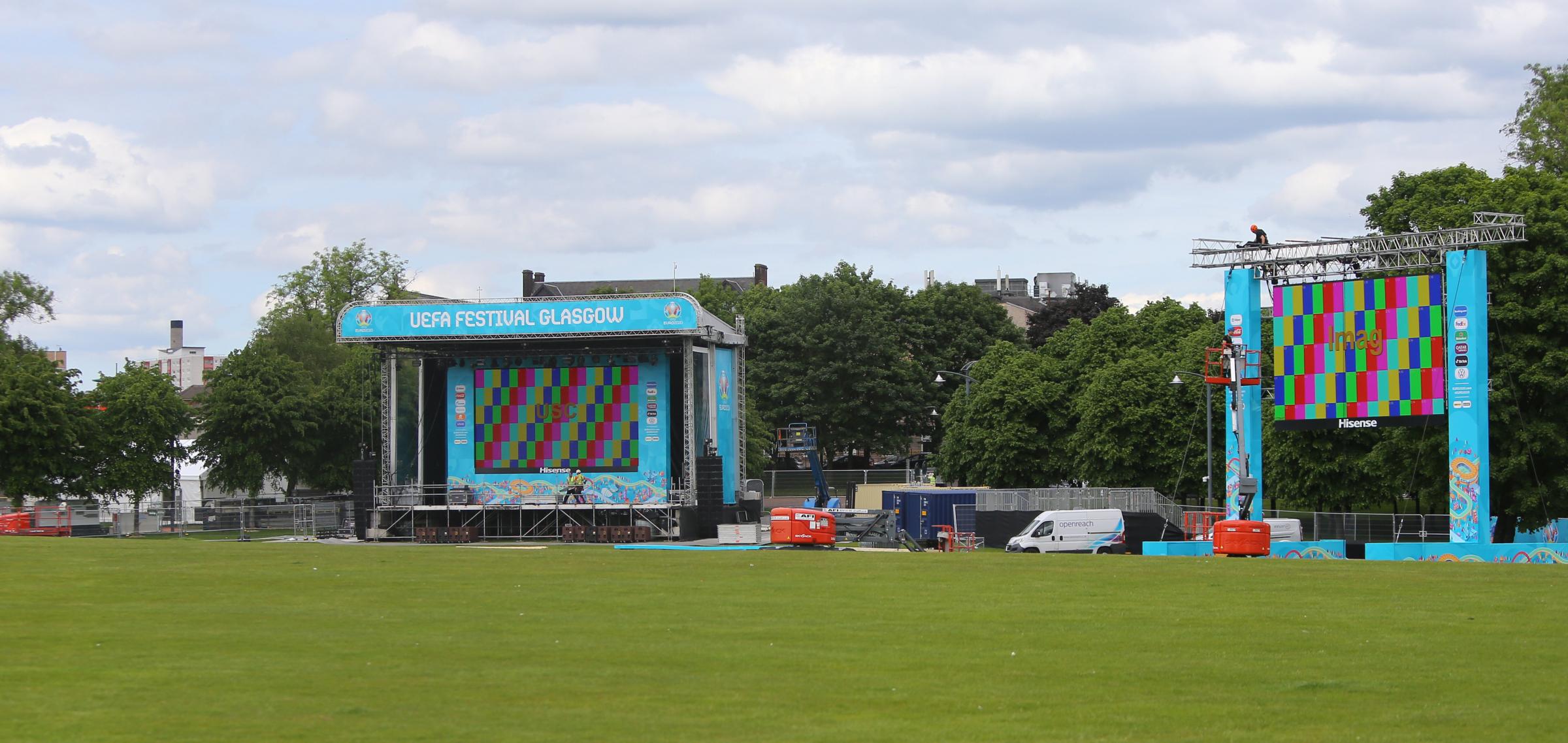 Glasgow's Euro 2020 fan zone 'not without risk' health expert warns