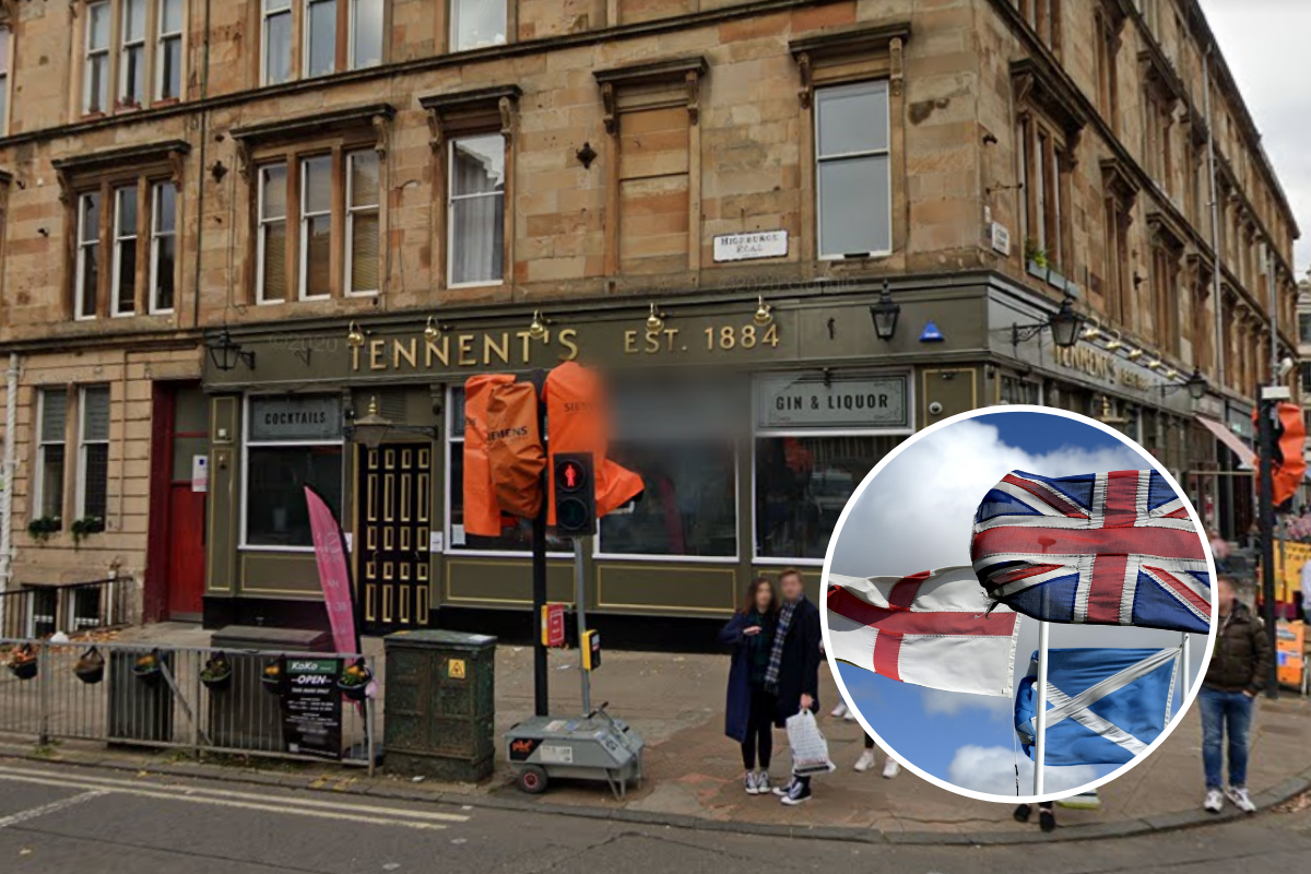 Glasgow's Tennent's Bar shuts down Euros England flag row