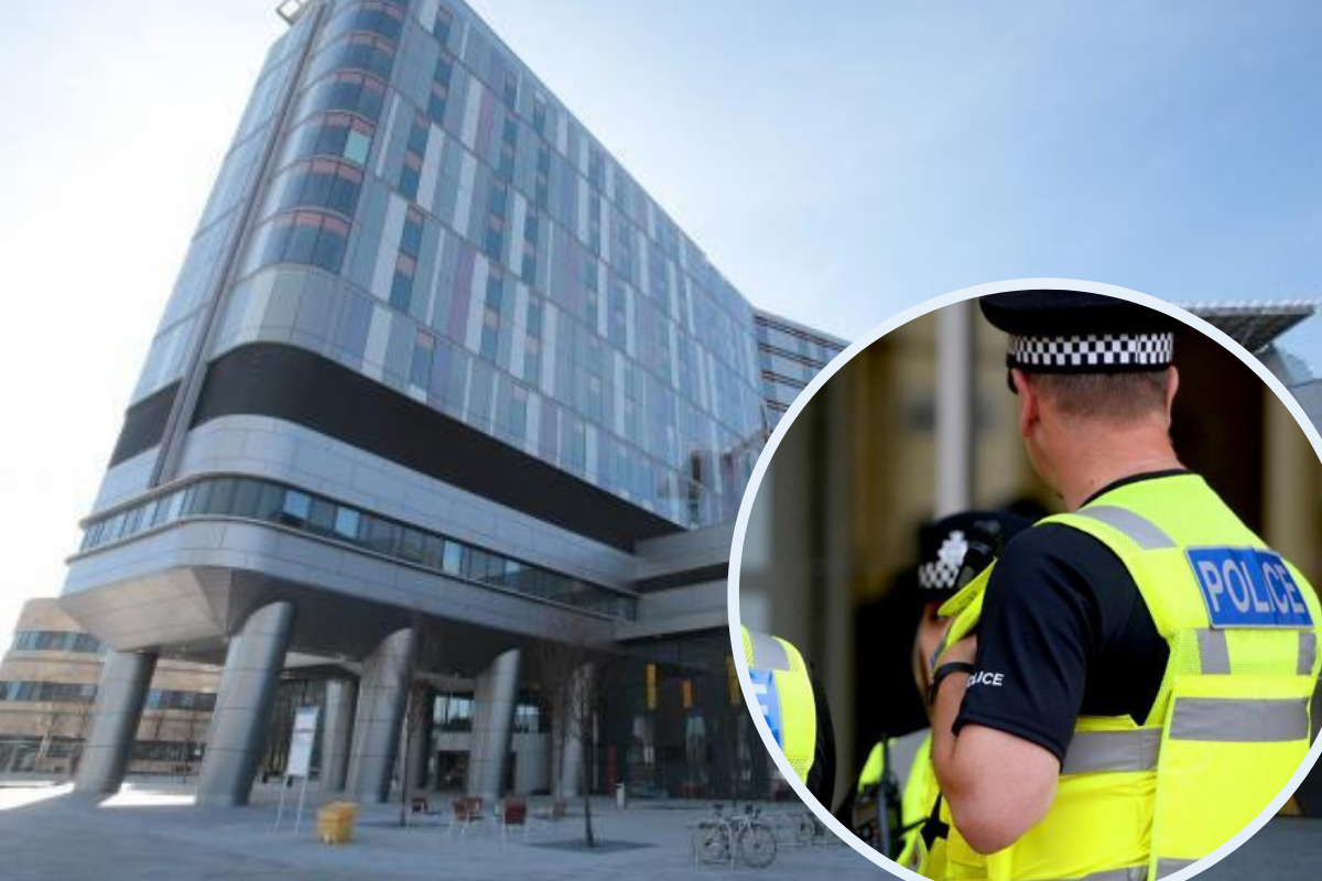 Teenager threw bottle of urine and tried to bite cop during rammy at Glasgow hospital