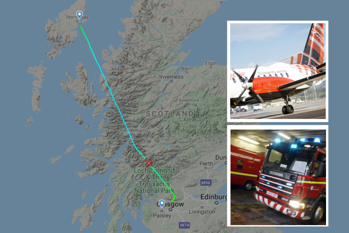 Loganair LM479: Squawk 7700 emergency declared as plane lands at Glasgow Airport