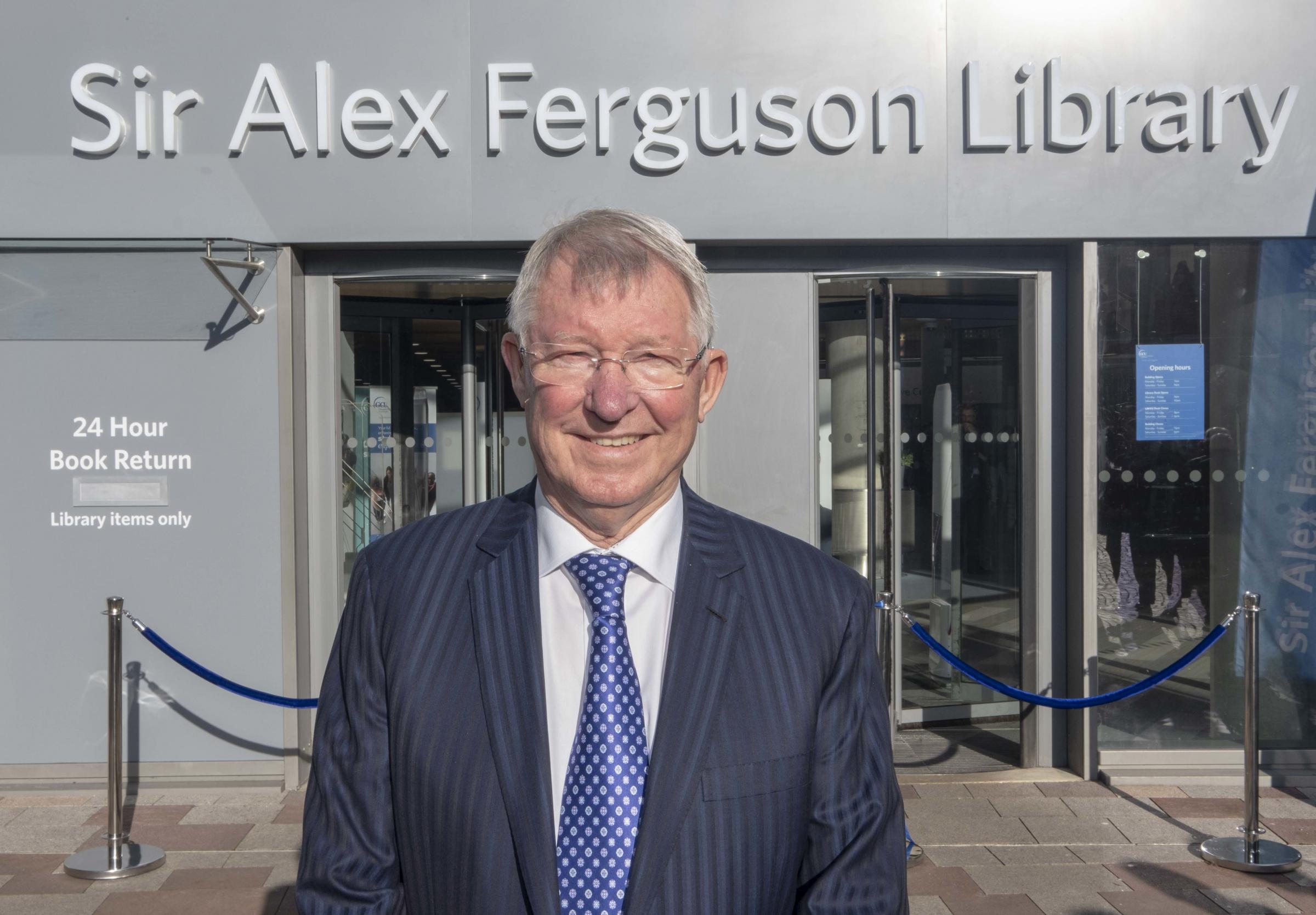 Glasgow Caledonian University awarded for scheme backed by Sir Alex Ferguson