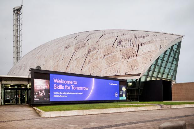 Glasgow Times: The Glasgow Science Centre's roof prior to renovation 