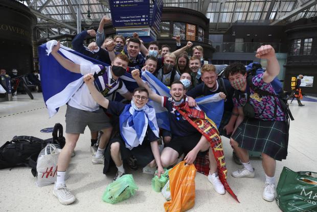 Glasgow Times: Scotland fans heading to London