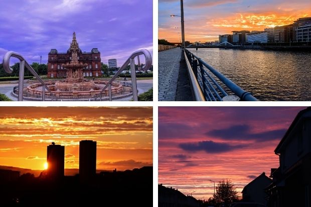 The amazing Glasgow sunset pictures you need to see from Sunday night