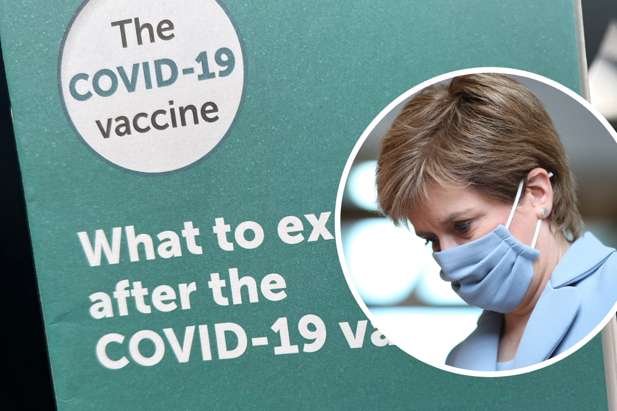 First Minister Nicola Sturgeon receives second Covid-19 vaccine