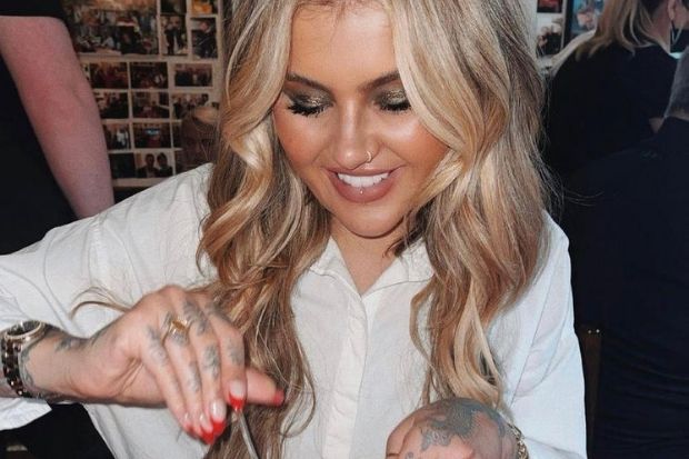 Jamie Genevieve spotted dining at Glasgow restaurant popular with celebrities